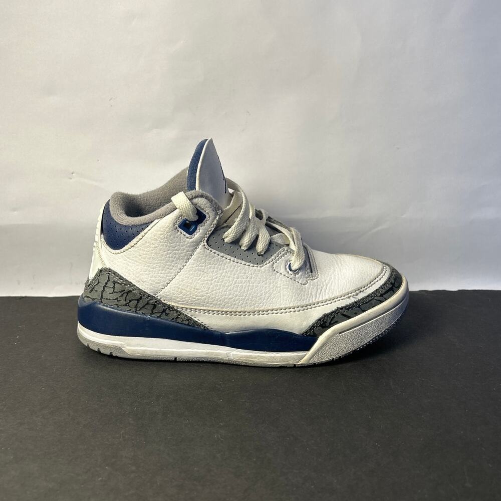 Pres School Nike Air Jordan 3 Retro PS 'Midnight Navy' Size 1C